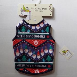Isaac Mizrahi Christmas Dog Vest